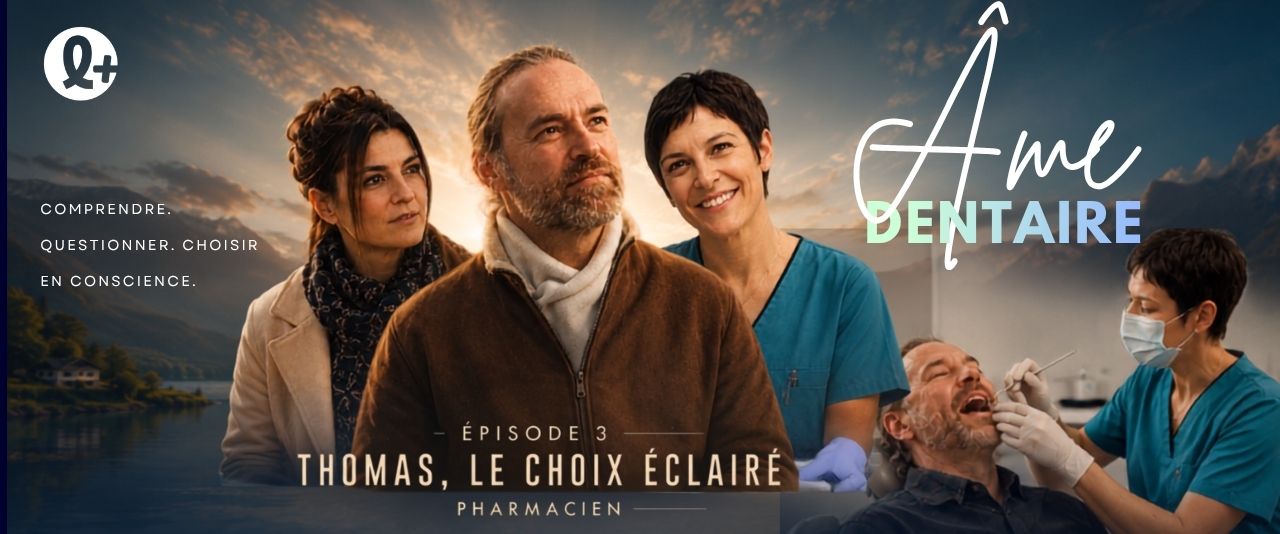 Thomas, aix les bains (AME DENTAIRE) : Thomas, pharmacien et patient informé, face à la Dre Céline Surel, dans un dialogue sur la prévention, la…