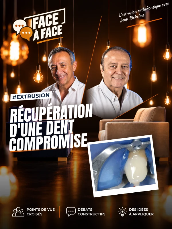 Récupération d'une dent compromise (Face à Face, saison 1 épisode 5) : Récuparation d'une dent compromise