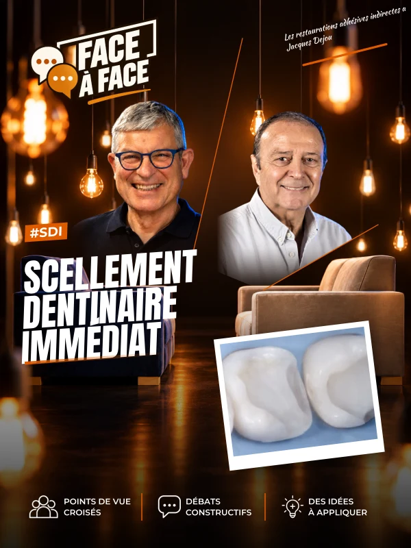Scellement dentinaire immédiat (Face à Face, saison 1 épisode 24) : Les conférenciers expliquent l'importance de ce processus pour protéger la pulpe…