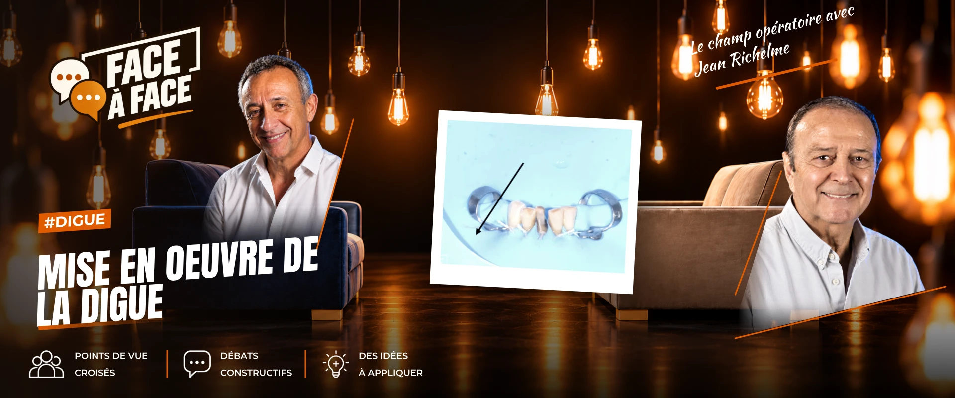 Mise en oeuvre de la digue (Face à Face, saison 1 épisode 28) : Dans cet épisode, Les DrJean RICHELME et André FAUCHER échangent en profondeur de…