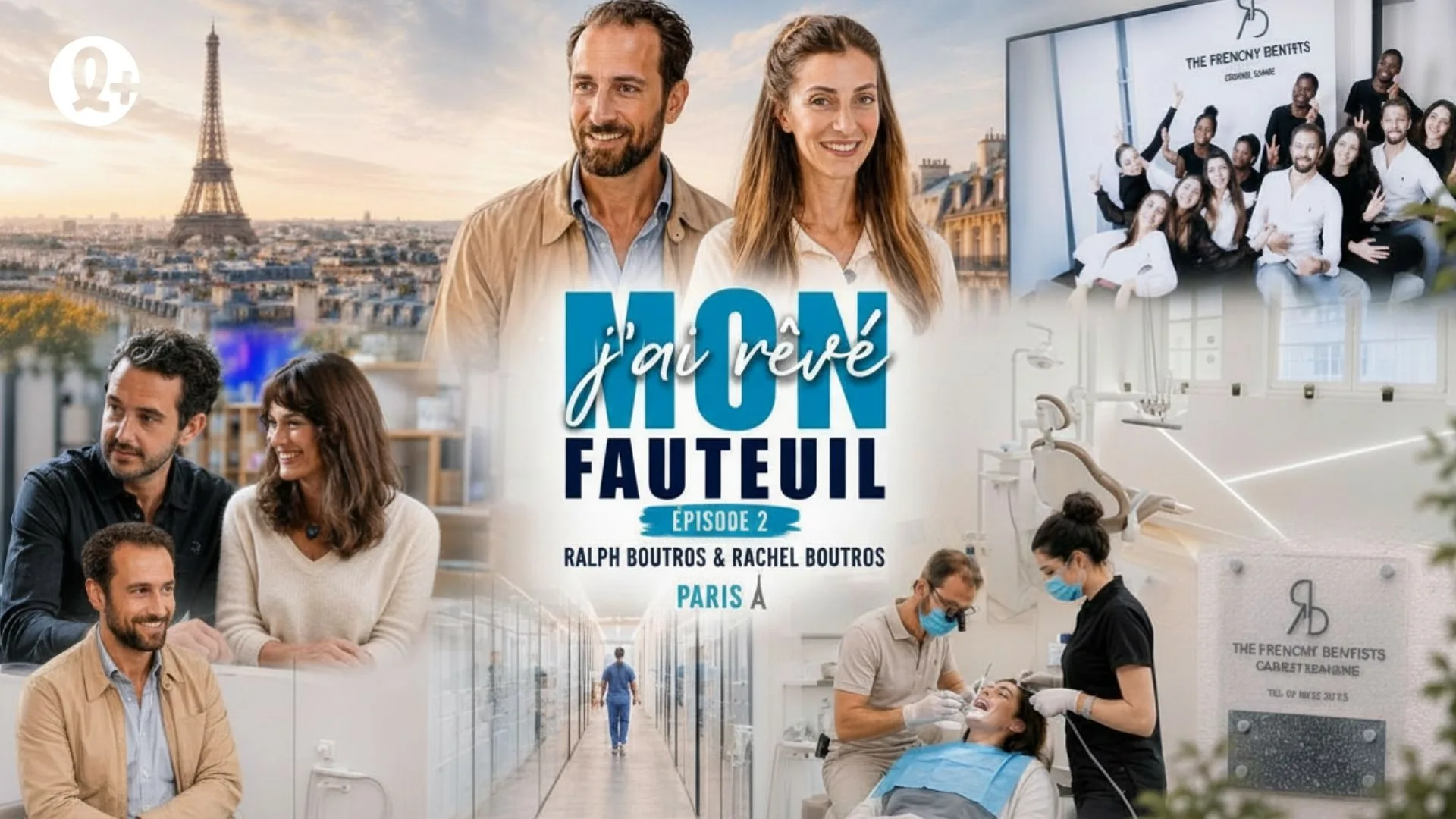 Dr ralph boutros, paris (J'AI REVE MON FAUTEUIL, saison 1 épisode 2) : Ralph et Rachel Boutros concrétisent le rêve d'un cabinet dans le 16e à Paris…