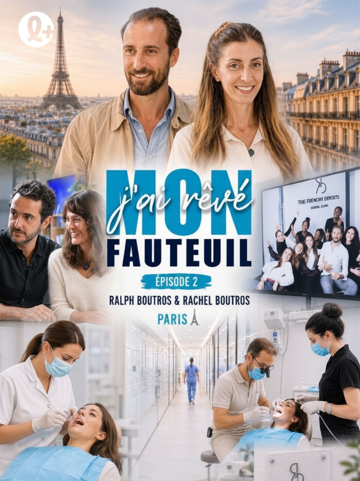 Dr ralph boutros, paris (J'AI REVE MON FAUTEUIL, saison 1 épisode 2) : Ralph et Rachel Boutros concrétisent le rêve d'un cabinet dans le 16e à Paris…