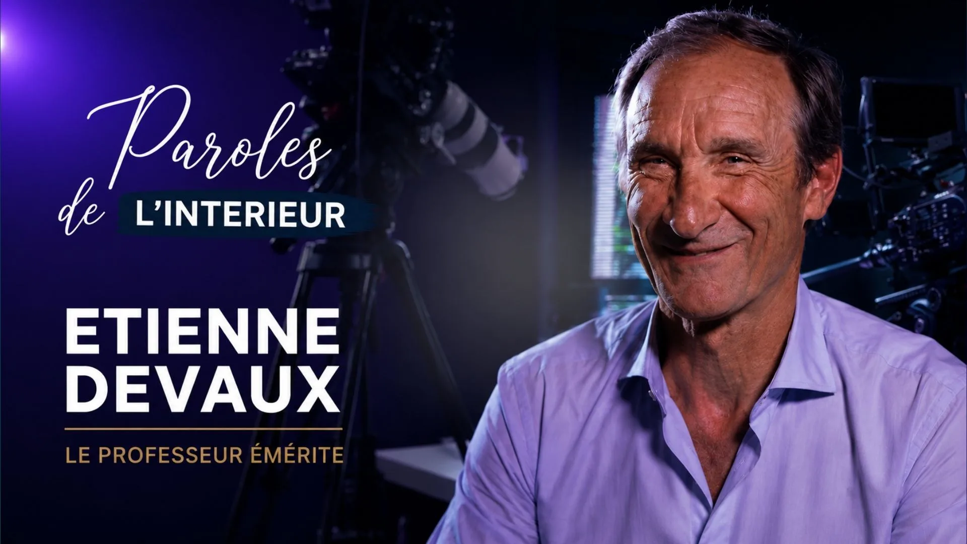 Pr etienne deveaux, maître de conférence émérite (Paroles de l'intérieur, saison 1 épisode 7) : Le Dr Étienne Deveaux, maître de conférence émérite…